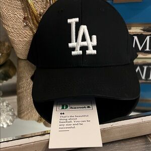 Black LA Logo Baseball Cap